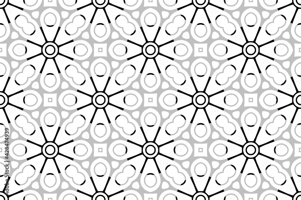 Fototapeta premium Islamic Ornament Pattern. Vintage decorative elements