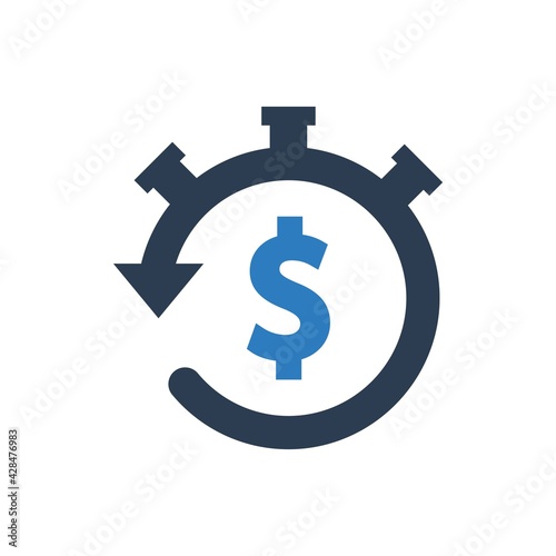 Return on investments icon