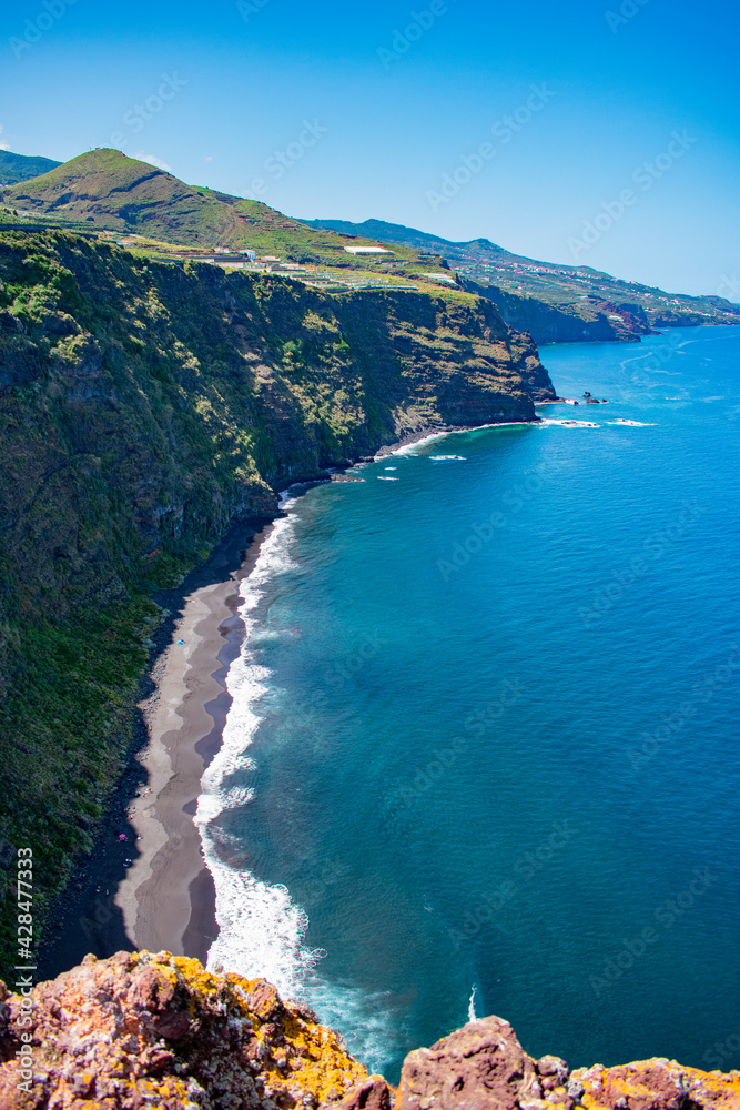 Playa salvaje de Canarias. 