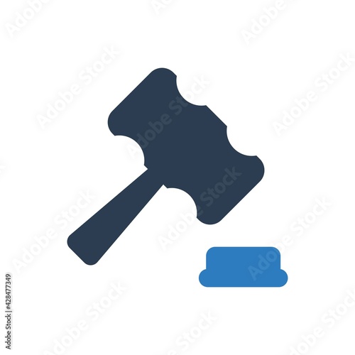 Justice law icon