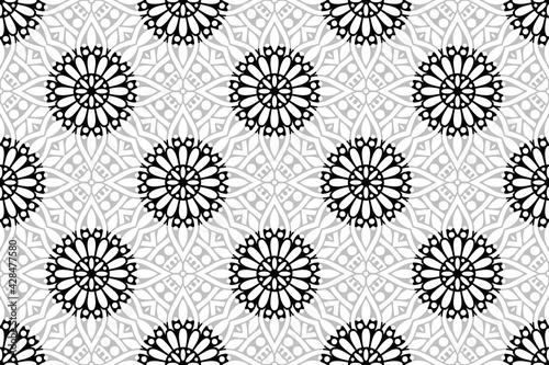 Islamic Ornament Pattern. Vintage decorative elements