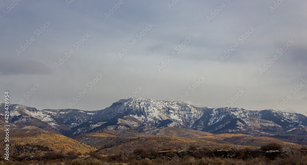 Snowy Mountain Landscape from Montana