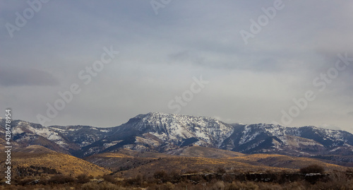 Snowy Mountain Landscape from Montana