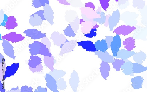 Light Blue, Red vector backdrop with memphis shapes.