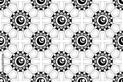 Islamic Ornament Pattern. Vintage decorative elements