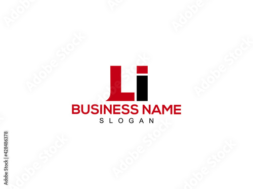 Letter LI Logo, li logo icon vector for business