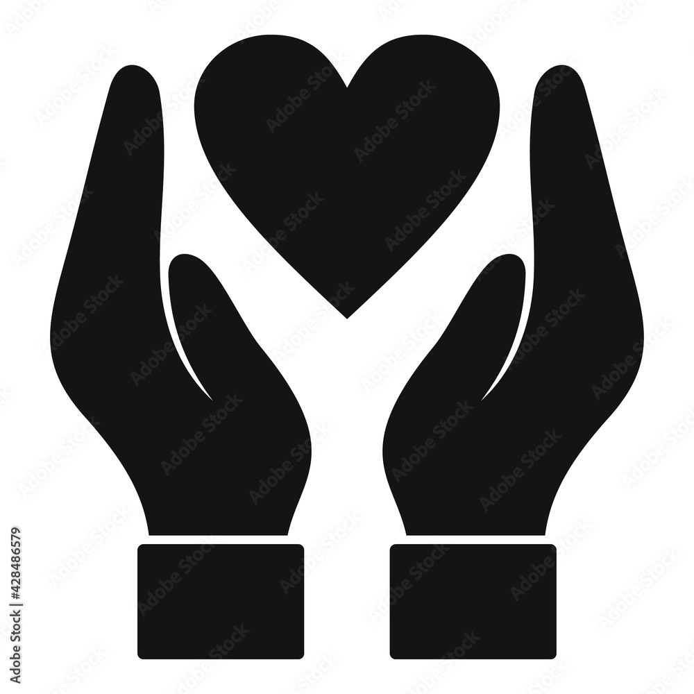 Keep heart icon, simple style Keep heart icon, simple style