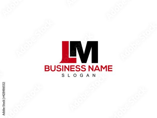 Letter LM Logo, lm logo icon vector for business