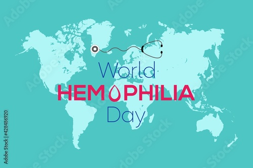 Vector illustration on the theme of World Thalassemia day observed on April 17 every year. Thalassemias are inherited blood disorders characterized by decreased hemoglobin production.