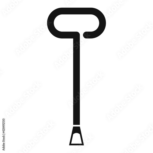 Blacksmith steel tool icon, simple style