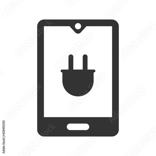 Mobile plug icon