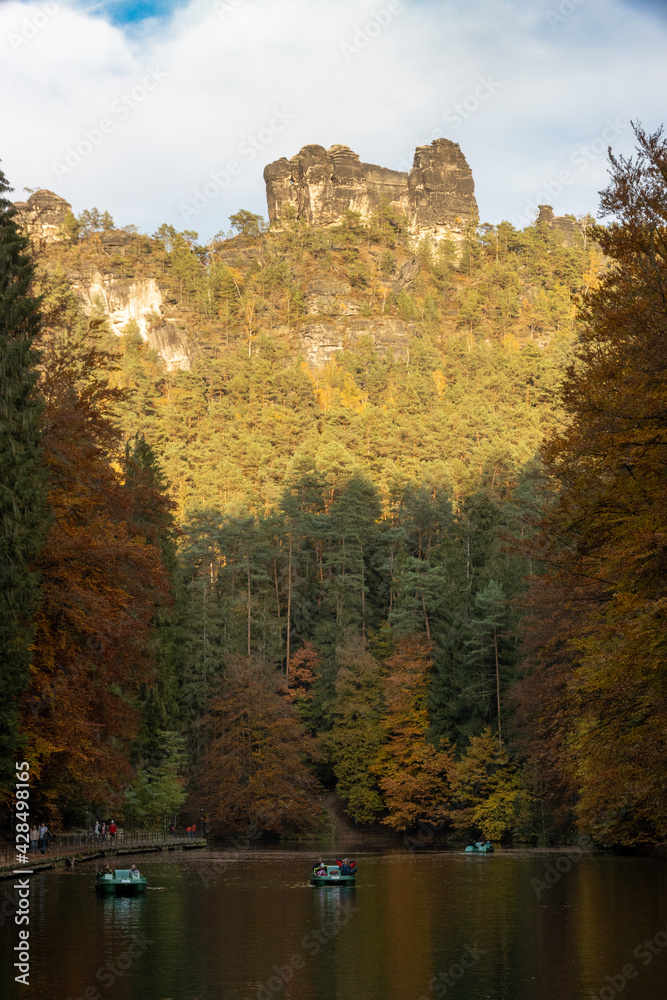 Sächsische Schweiz bei Rathen mit Amselsee