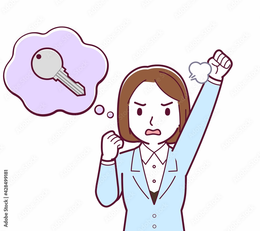 鍵の閉め忘れを注意する人