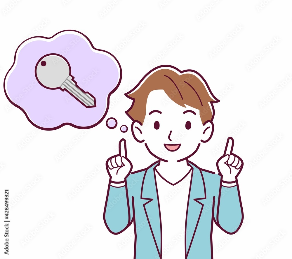 鍵をなくして困っている人 鍵をなくして困っている人
