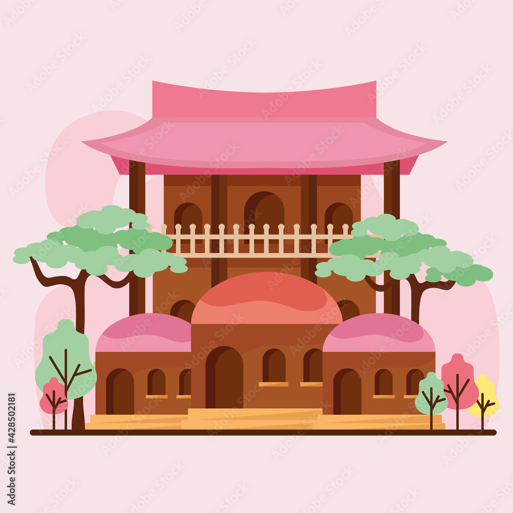 asian architecture facade