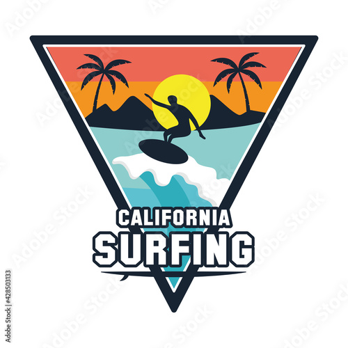 surf triangle patch
