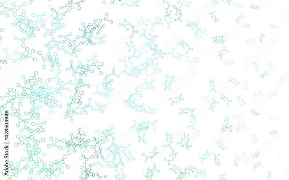 Light Green vector texture with artificial intelligence concept. Light Green vector texture with artificial intelligence concept.