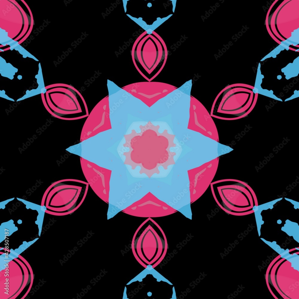 Beautiful abstract batik background design