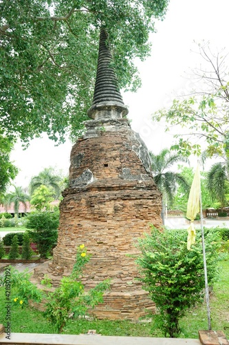 Old pagoda in thailand temple