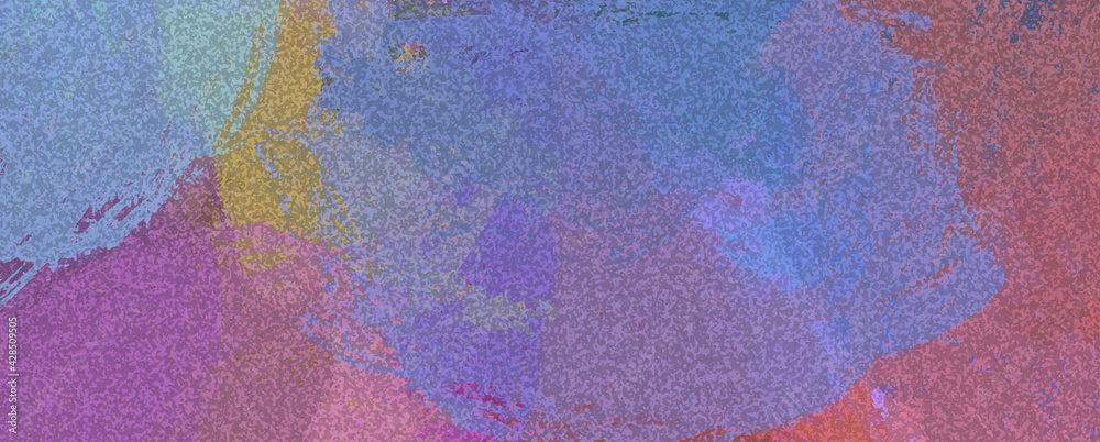 Fototapeta premium abstract colorful sponge paint background bg wallpaper art with splashes 