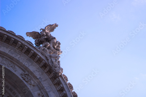 Sculpture on Bellas Artes palace