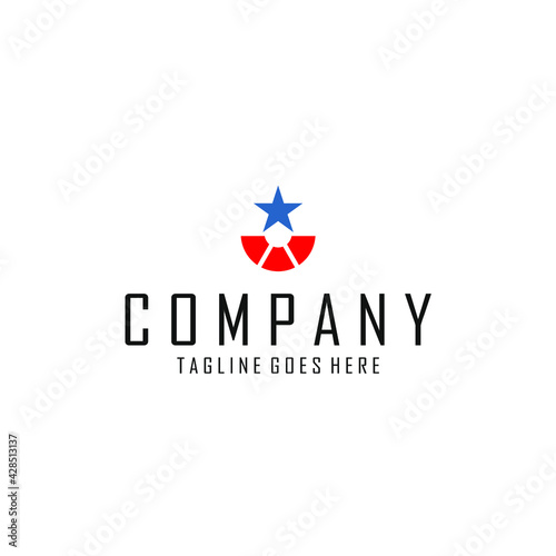 Free Download star symbol above the cut semicircle - GFXLoad