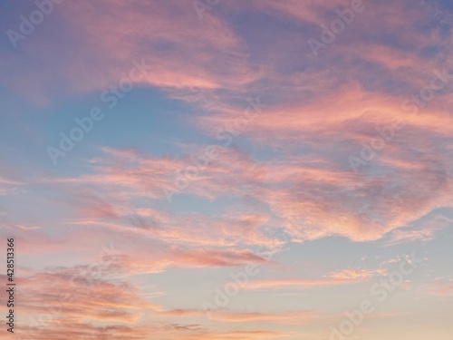 sunset sky background © Rin