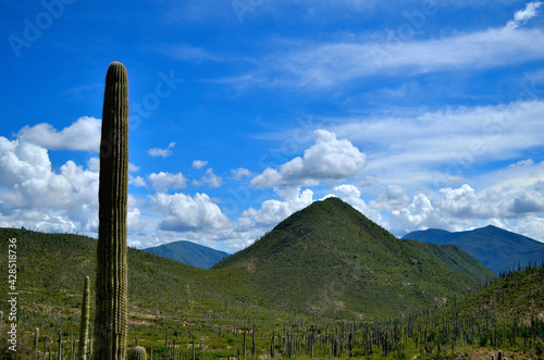 Paisaje de un valle desértico