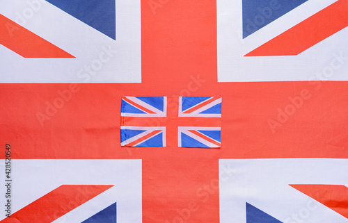 National flags of the United Kingdom photo