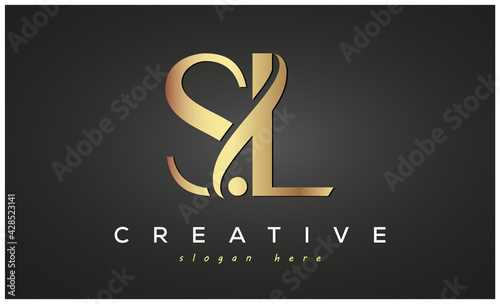 SL creative luxury logo design