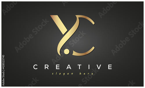 YC creative luxury logo design