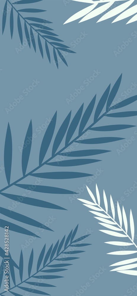 Tropical background for stories or background for phone