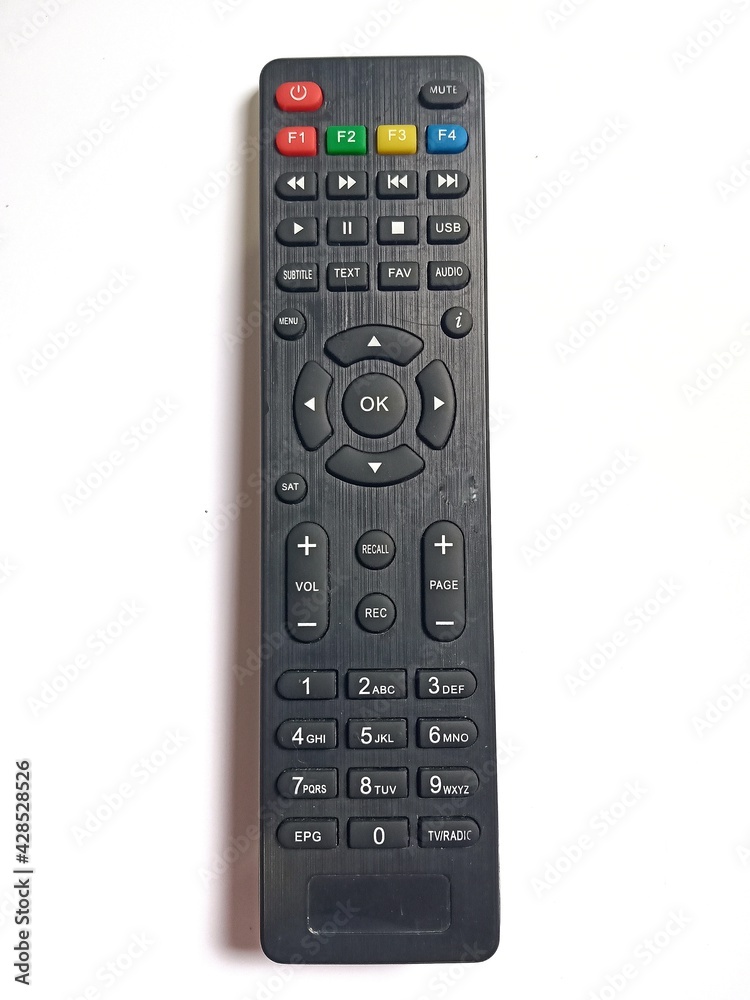 remote control isolated on white remote control isolated on white