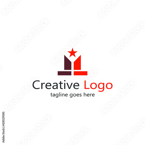 logo image of stack of taper box and star on it