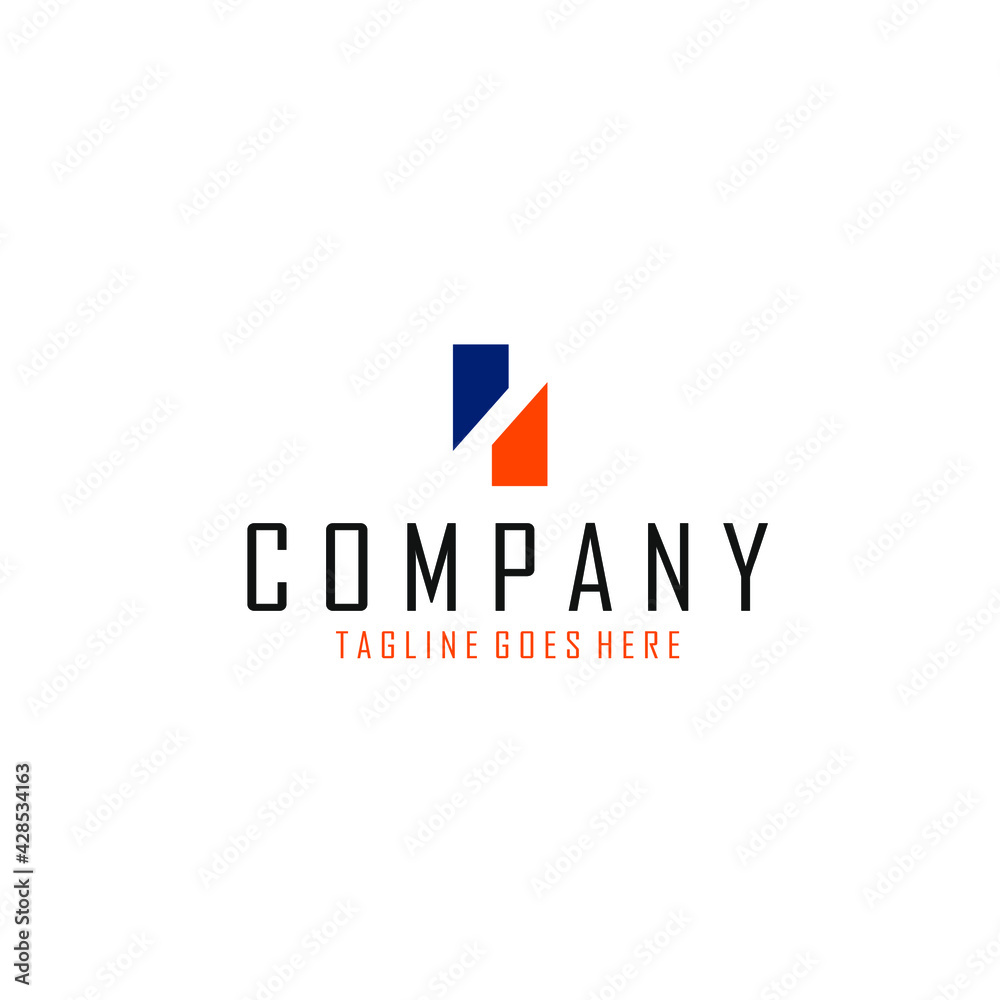 Logo image of two tapered squares in blue and orange Logo image of two tapered squares in blue and orange