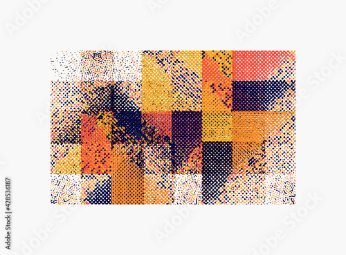 Noise Texture Abstract Vector Composition