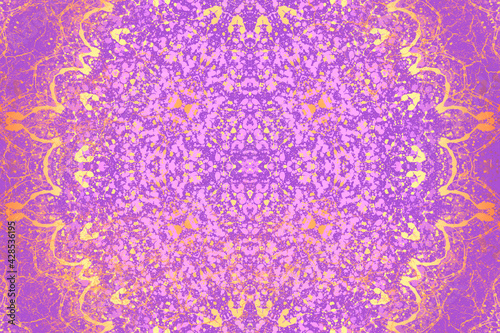 Golden abstract  decorative paper texture  background  for  artwork  - Illustration
