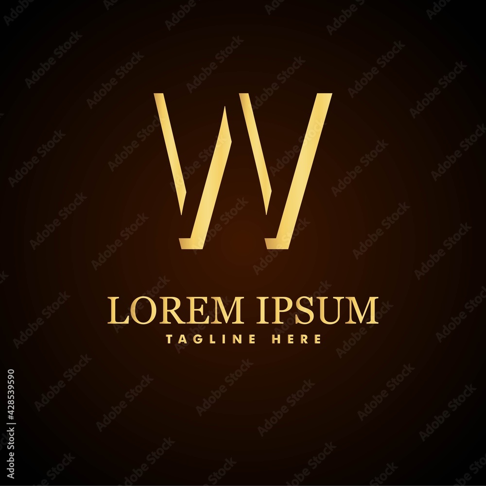 Alphabet capital logo creative design concept 3d shape silhouette for initial business identity Alphabet capital logo creative design concept 3d shape silhouette for initial business identity