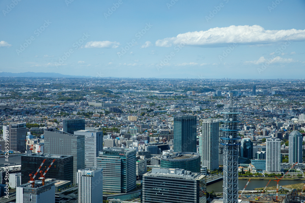 Fototapeta premium 横浜の風景（ランドマークタワー）