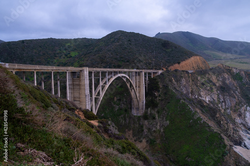 Beautiful shot of Northern CaliforniaBixby Creek Arch Bridge Notley's the USA photo