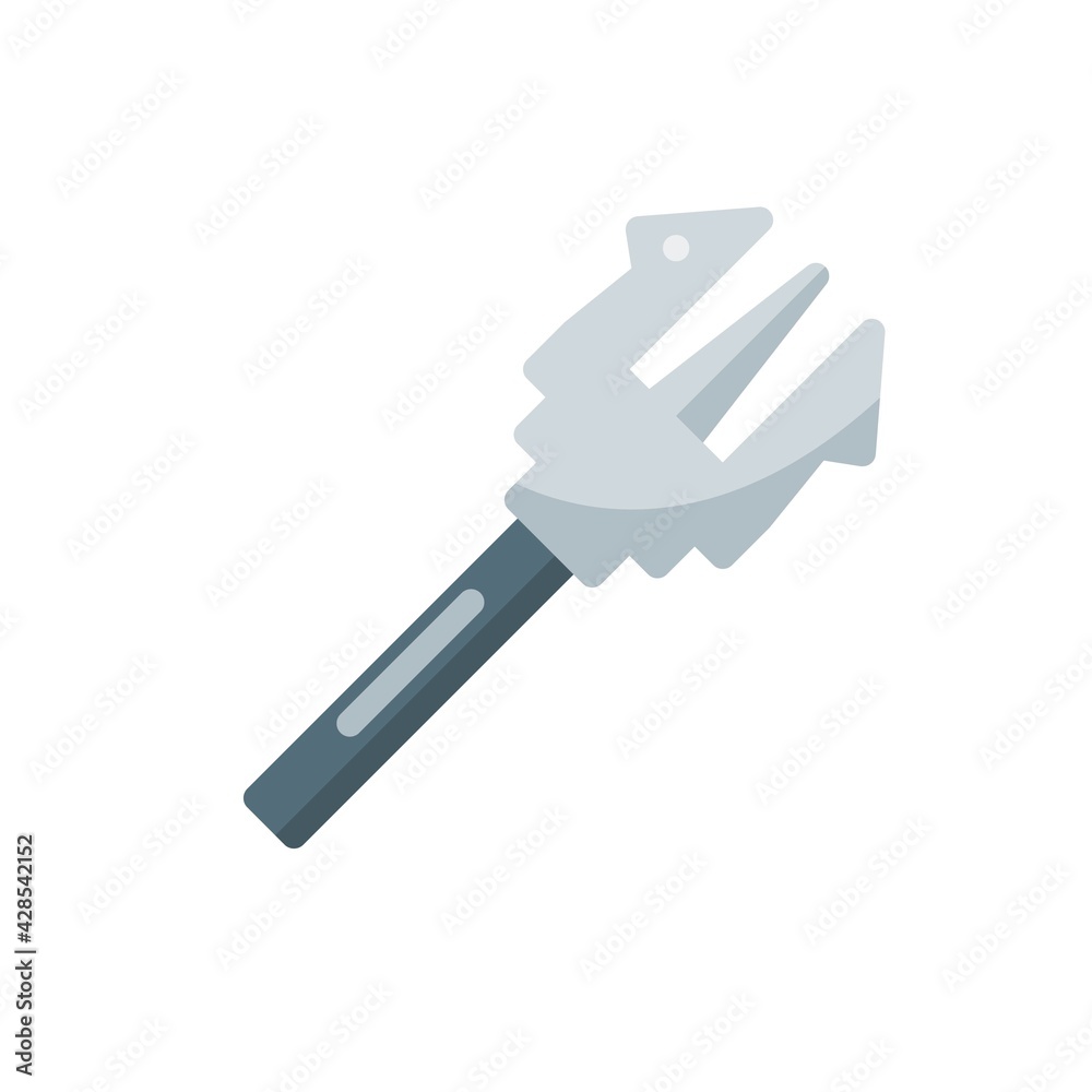spear icon in flat style isolated on white background. EPS 10 spear icon in flat style isolated on white background. EPS 10