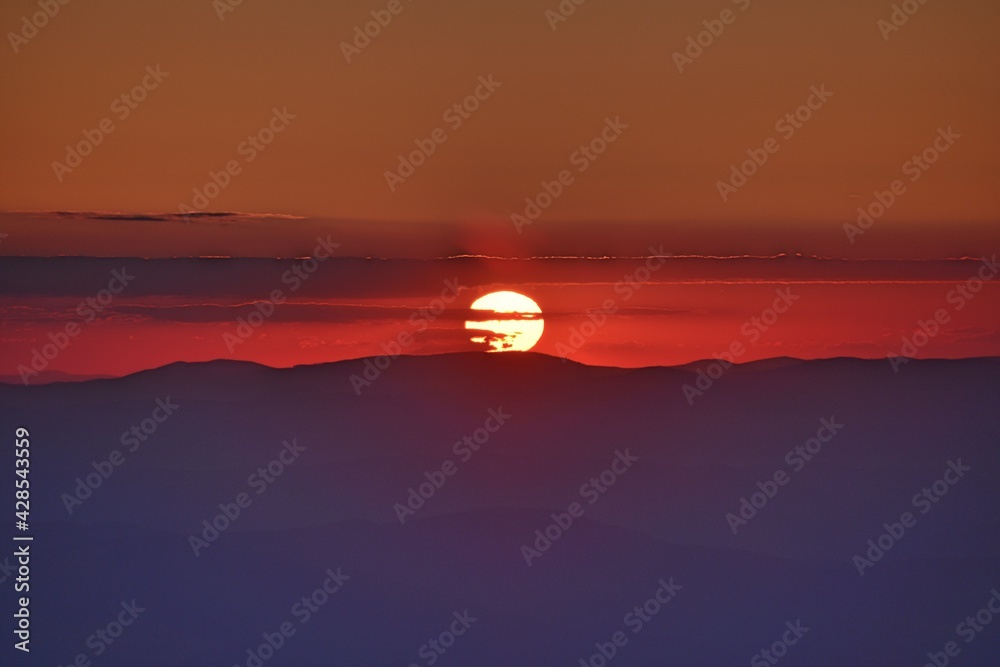 Fototapeta premium zachod slonca Tatry Zachodnie, góry, TPN, Małopolska,