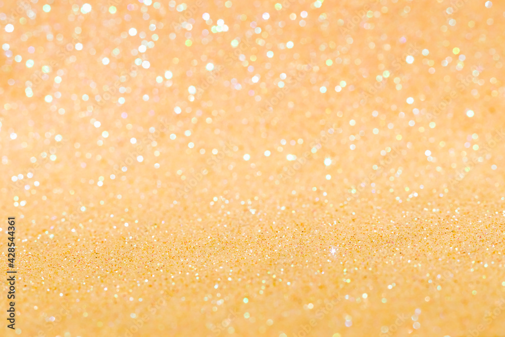 Shiny blurred yellow background with bokeh for a festive mood. Greeting card template for fun. Shiny blurred yellow background with bokeh for a festive mood. Greeting card template for fun.