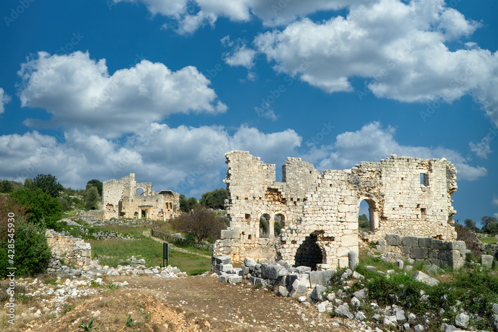 Ruins From Kanlidivane (Canytelis), Mersin, Turkey