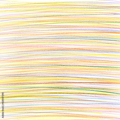色鉛筆手描き線背景