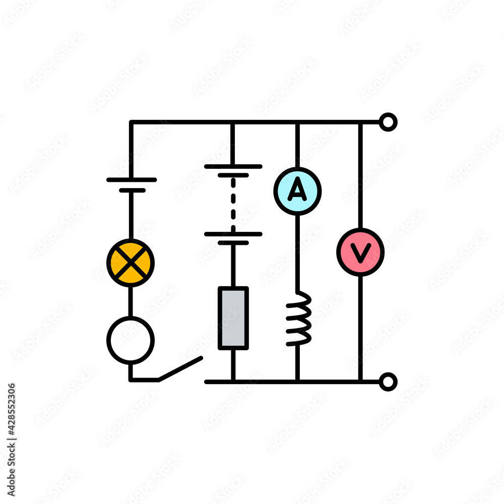 Electrology olor line icon. Pictogram for web page, mobile app, promo. Electrology olor line icon. Pictogram for web page, mobile app, promo.