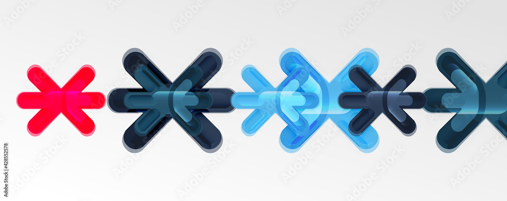 Abstract glossy crosses background for business or technology presentations, internet posters or web brochure covers Abstract glossy crosses background for business or technology presentations, internet posters or web brochure covers