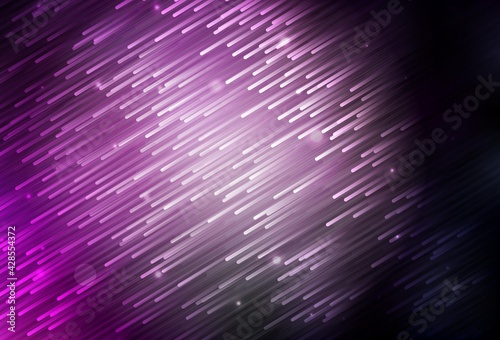 Dark Pink vector pattern with sharp lines.