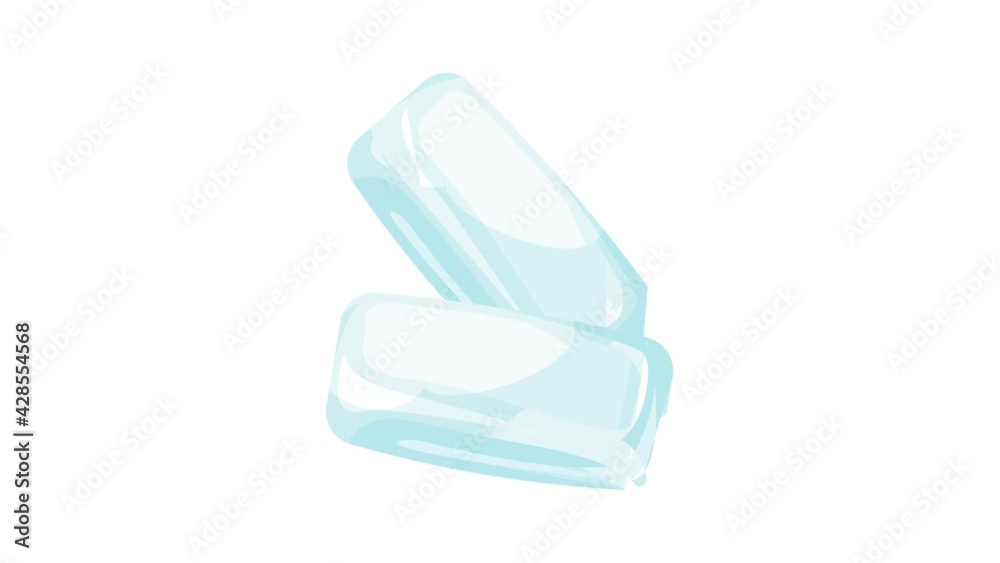 Ice gum pads icon animation Ice gum pads icon animation