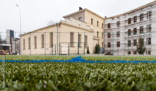 Futsal, football, soccer. Sports flooring